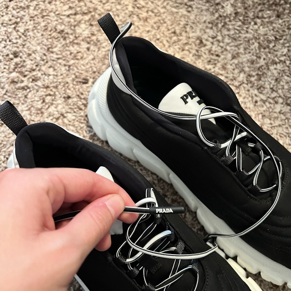 Prada Black Calzature Donna Sneakers - Picture 12 of 15